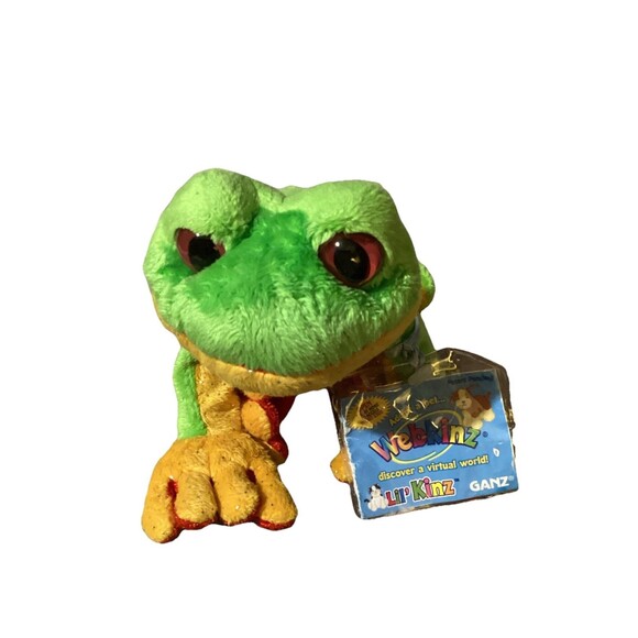 Webkinz Lil Kinz Tree Frog HS109 with Code Attached Preowned Display Piece - Picture 2 of 11